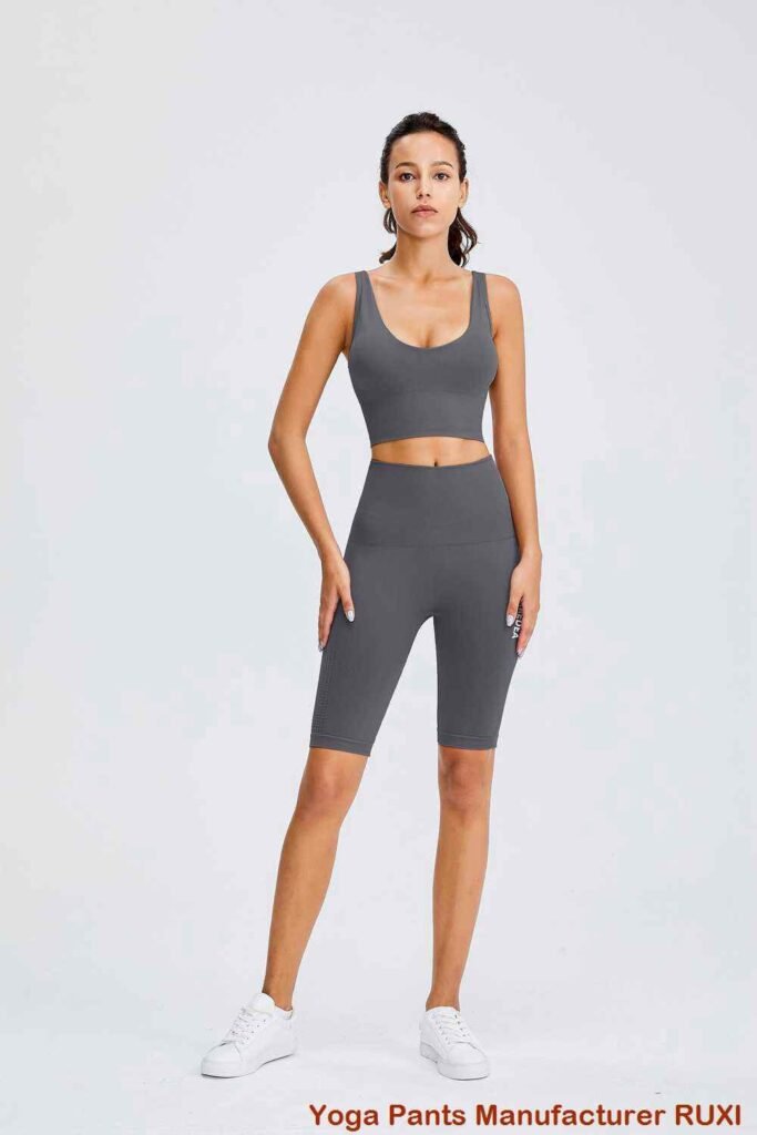 pantallona të shkurtra noti me bel të lartë RUXI ab2647