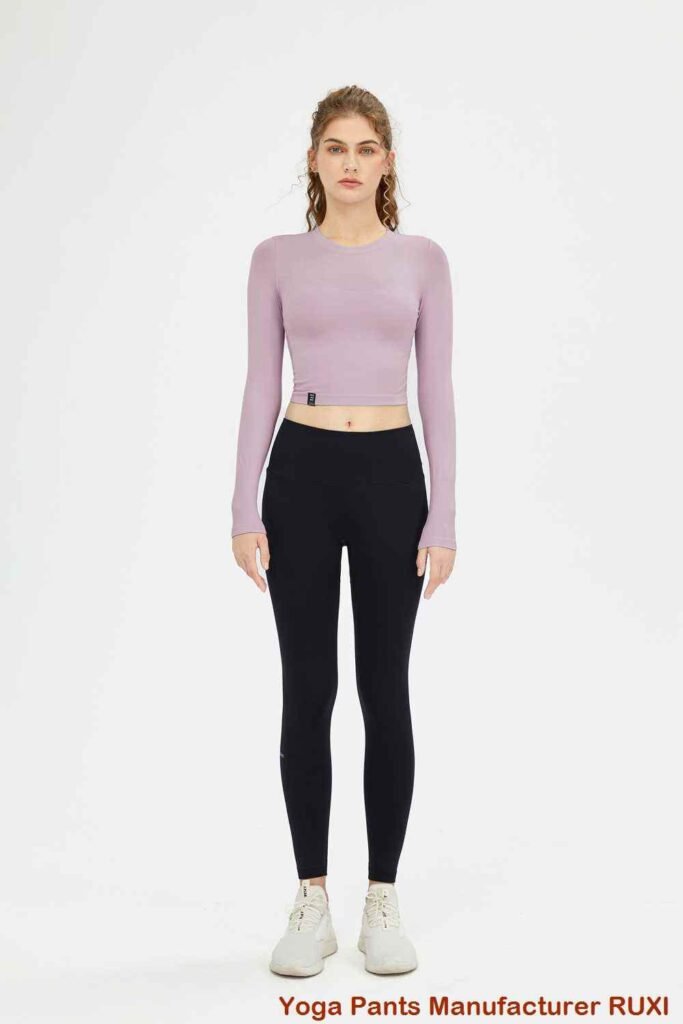 pantallonat më të mira të stërvitjes me bel të lartë RUXI