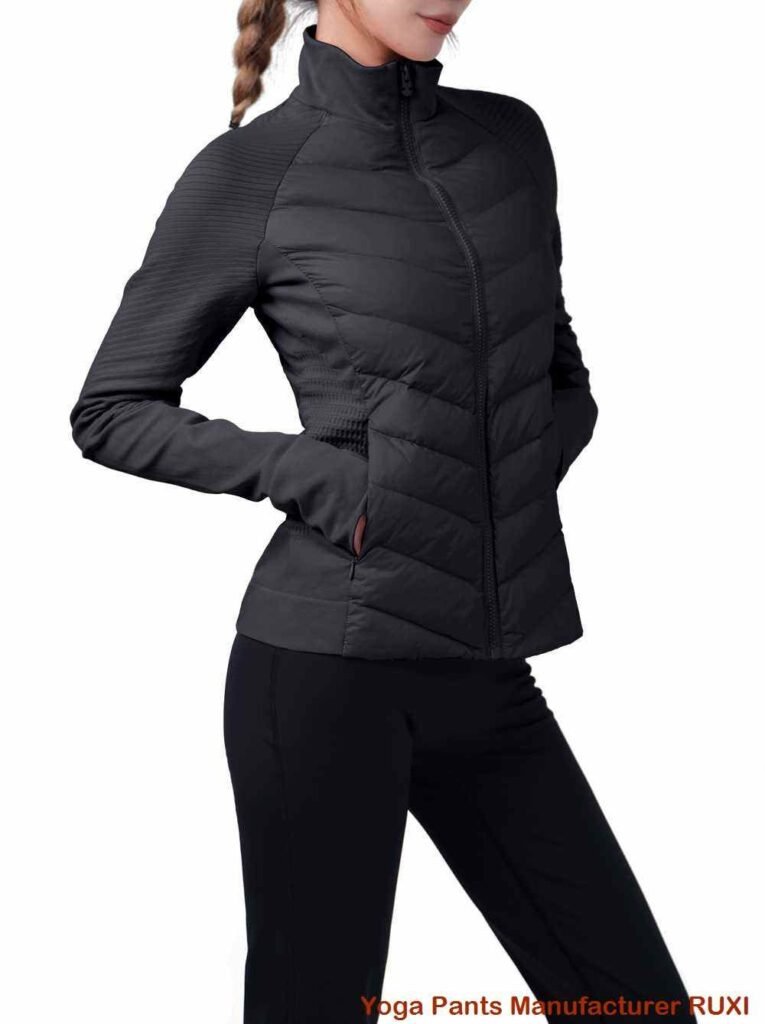 bluza joga për femra me mëngë të gjata RUXI ab662