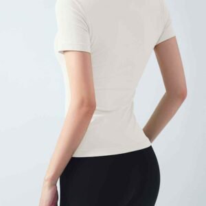 pantallona të bardha yoga flare RUXI ab292