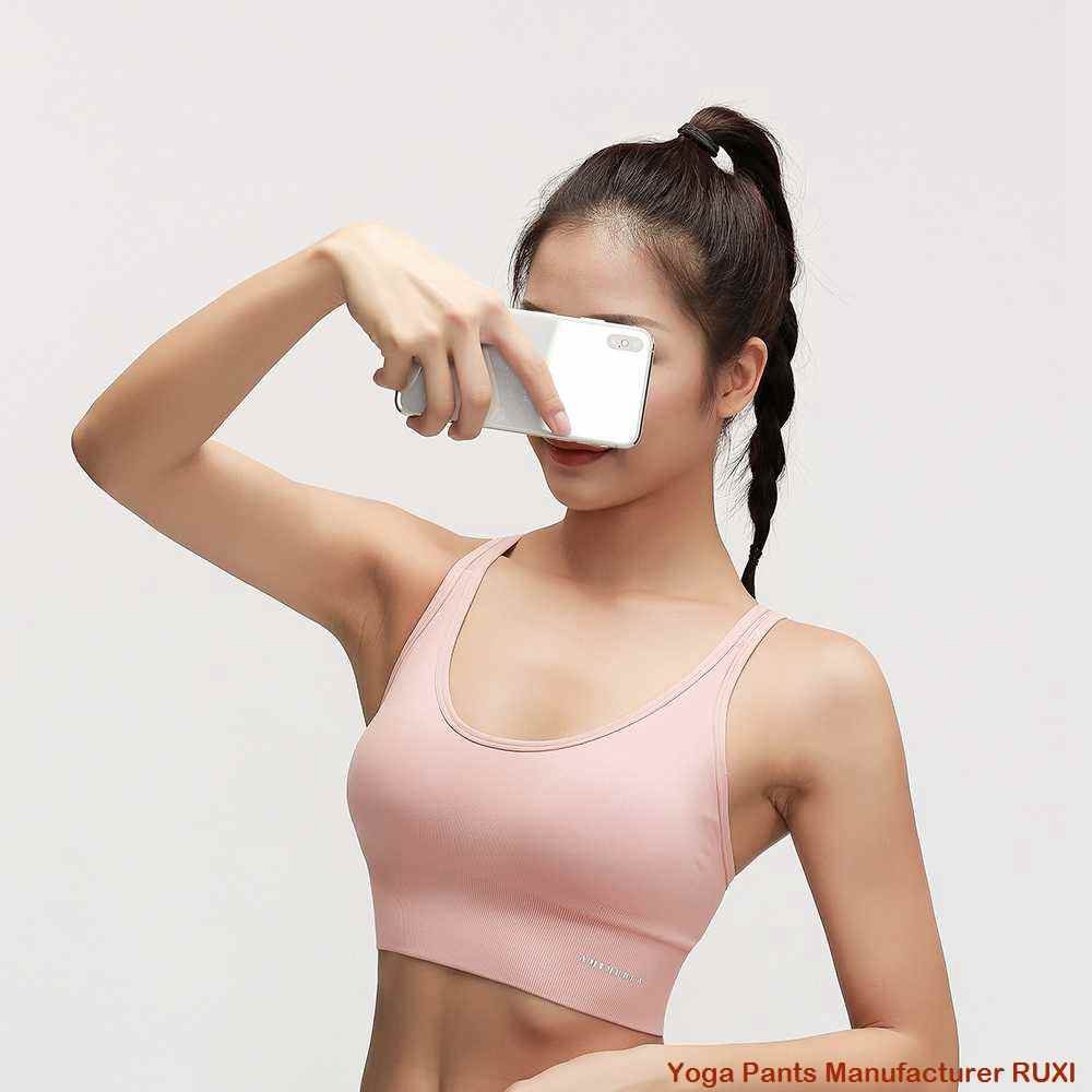 yoga crop top me mëngë të gjata RUXI ab819
