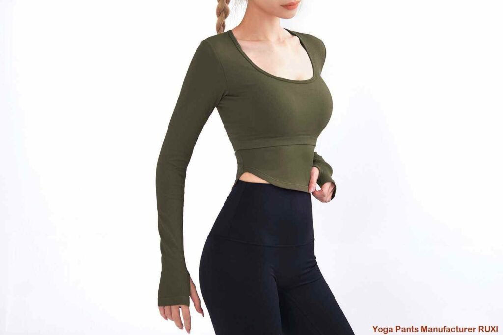 pantallona joga me ngritje të lartë RUXI ab578