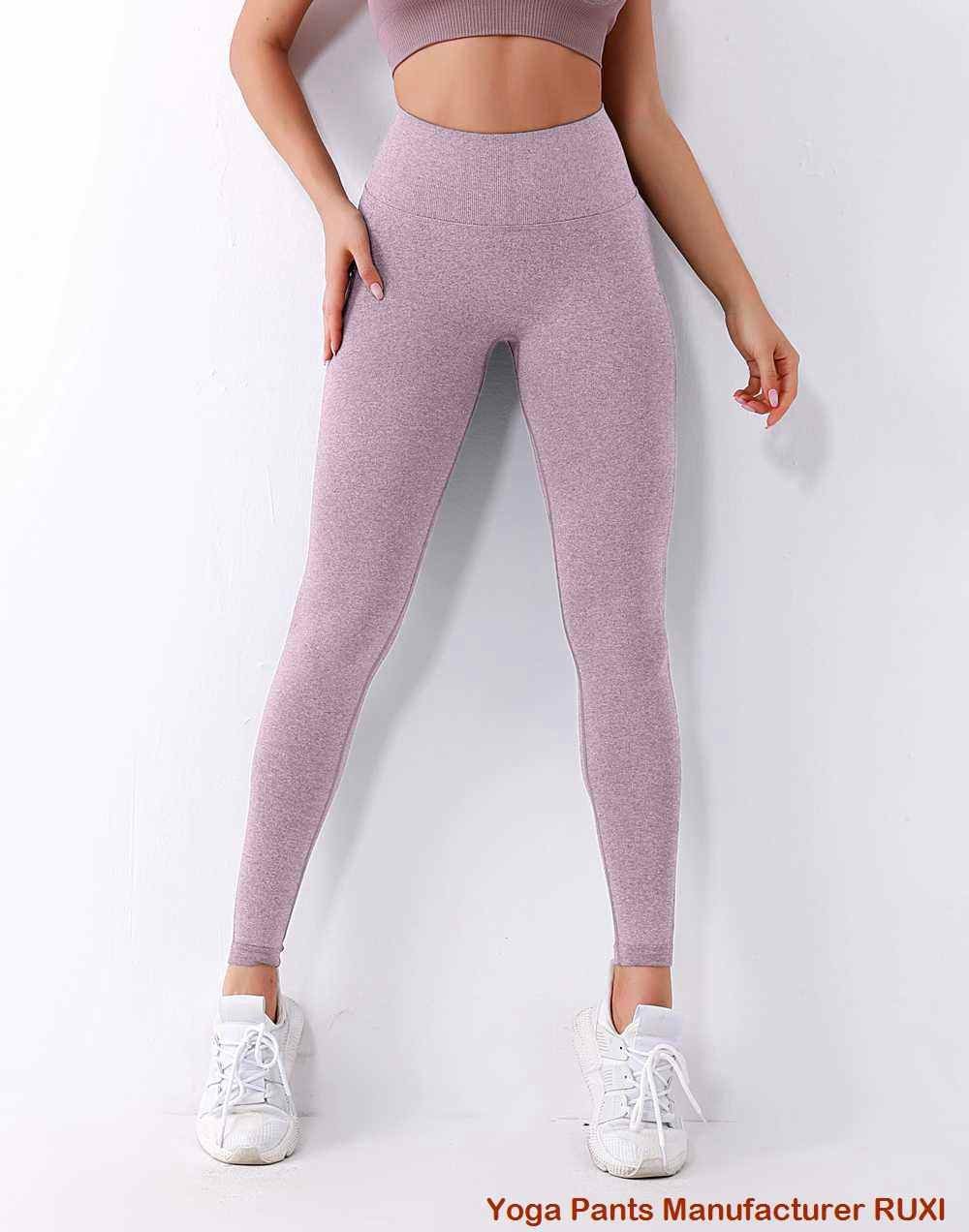 pantallona yoga flare rozë RUXI ab402